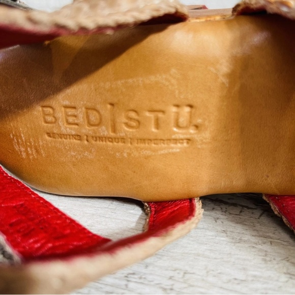 Bed Stu Women’s Size 10 Voicing Braided Leather Platform Sandals Brown/Tan NEW - Picture 10 of 13